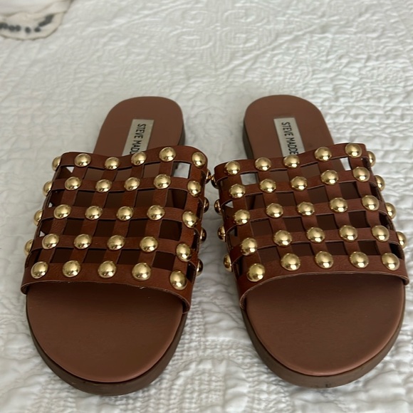 Steve Madden brown sandals. Size 7 1/2 - Picture 1 of 2